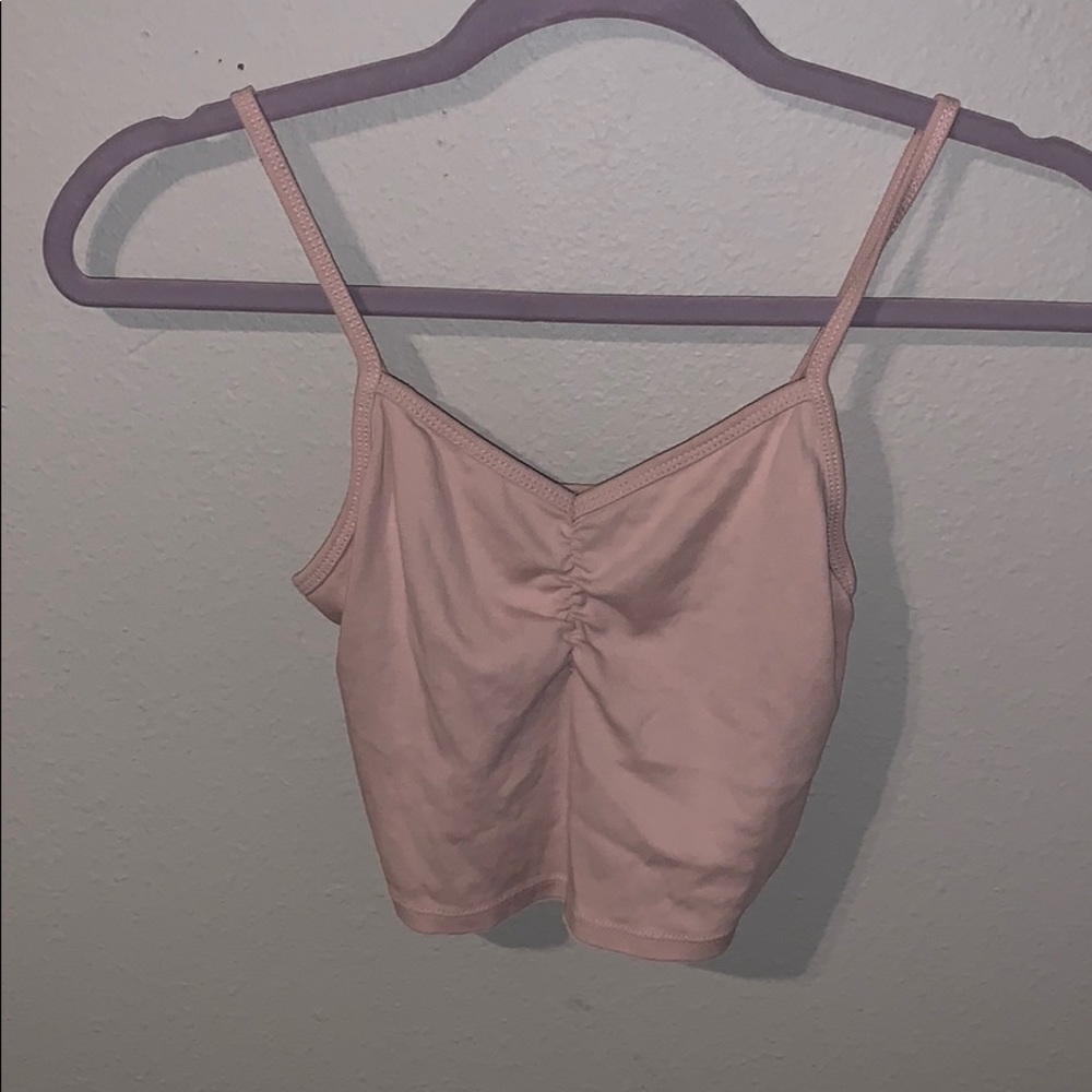 Pink crop top